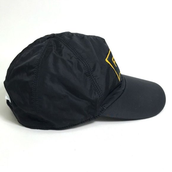 FENDI FXQ768 logo baseball cap Nylon / cotton Black main image 5